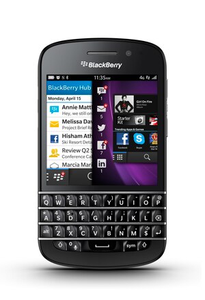 bb Q10 front view