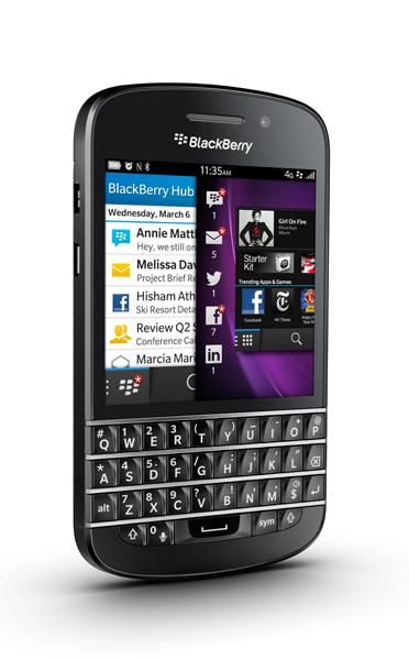bb Q10 side view