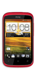 HTC Desire C red