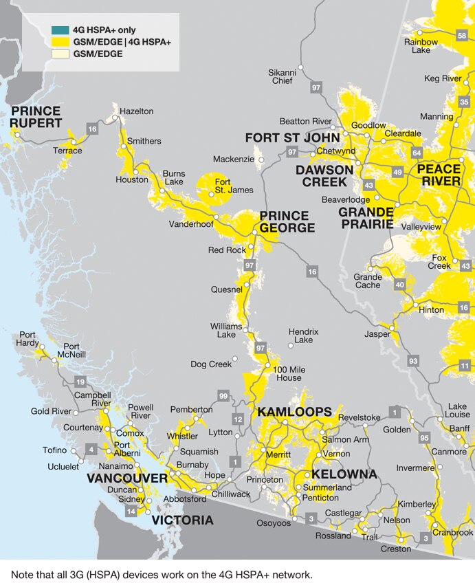 Cell Coverage Map