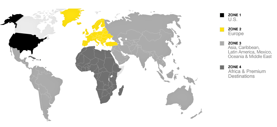 Coverage map