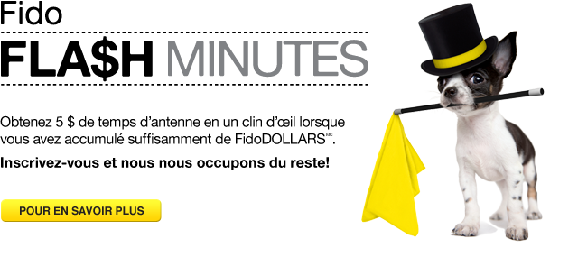 Flash Minutes Fido