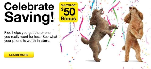 Trade your phone to save and celebrate