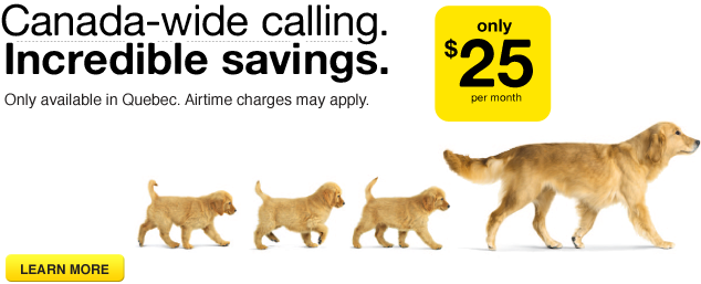 Canada-wide calling. Incredible savings.