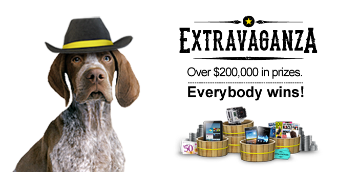 Extravaganza, Over $200,000 in prizes.