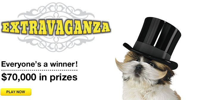 Extravaganza contest - Everyone's a winner! $70,000 in prizes!