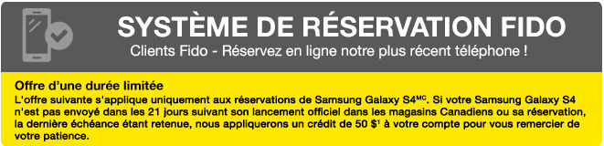 Systeme de réservation fido