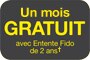 Premier mois gratuit avec entente Fido de 2 ans
