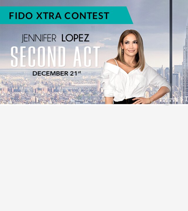 With Fido Xtra win a private screening with 20 friends to see J. Lo’s new film SECOND ACT