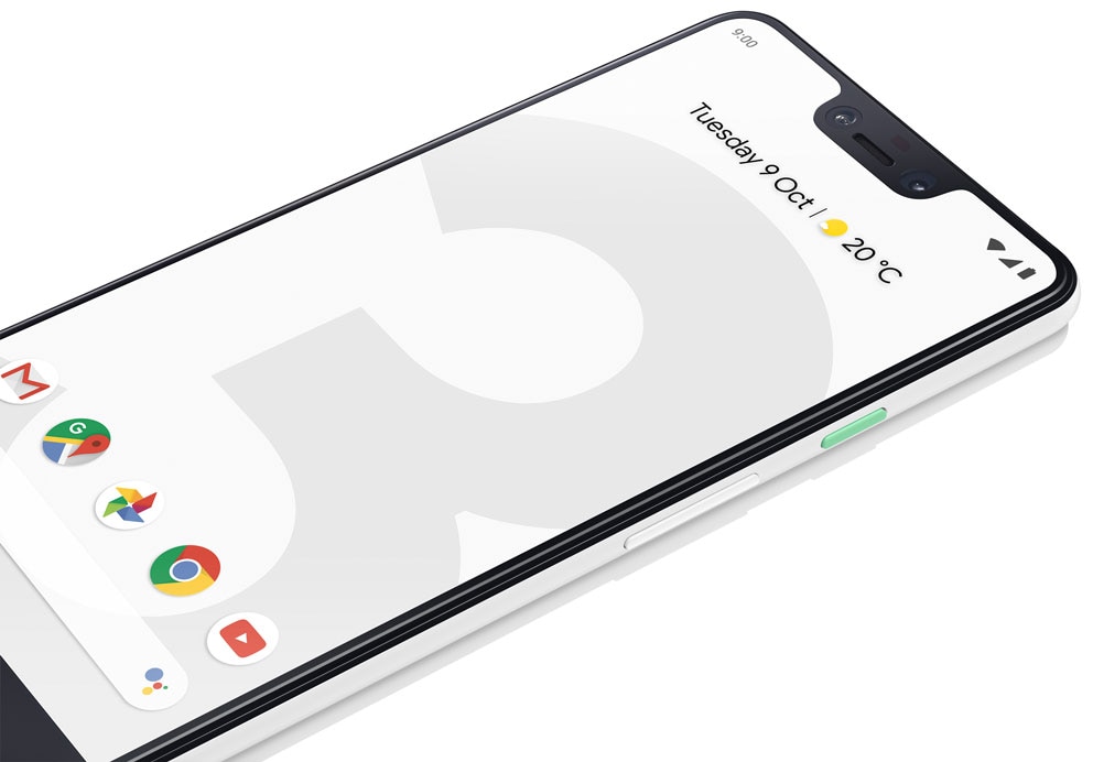 Google Pixel 2 in Clearly White, Just Black and Black and White